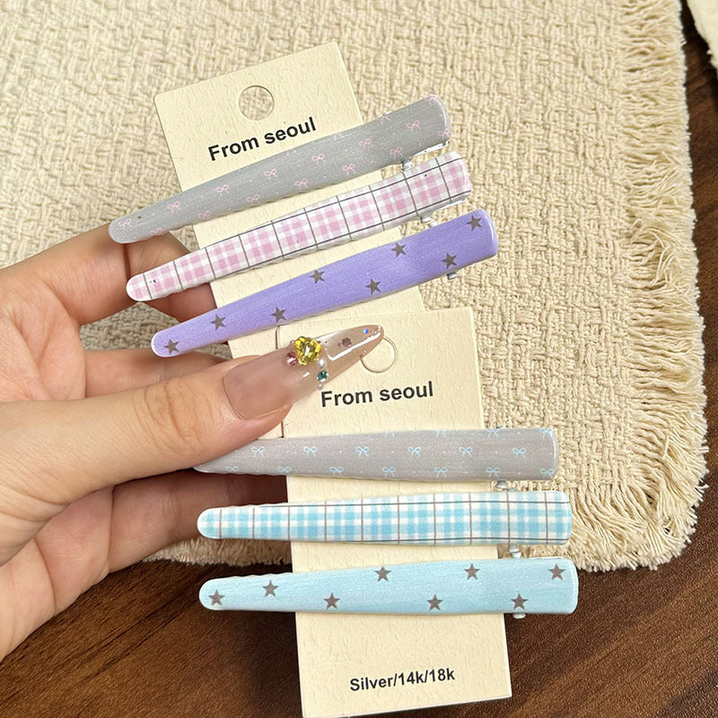 Sweet Patterned Duckbill Hair Clip 6W6HPN110