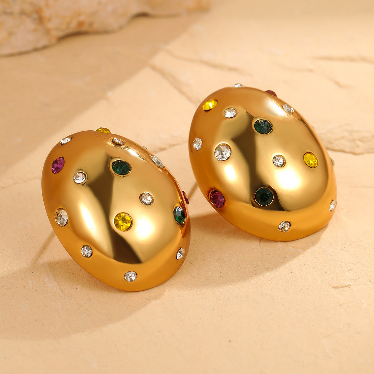 Stylish Colorful Cubic Zirconi - DippedShop Wholesale - #2899
