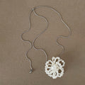 Beaded Flower Pendant Necklace - DippedShop Wholesale - #1811