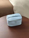 Plaid Large Capacity Cosmetic Bag - DippedShop Wholesale - #1283