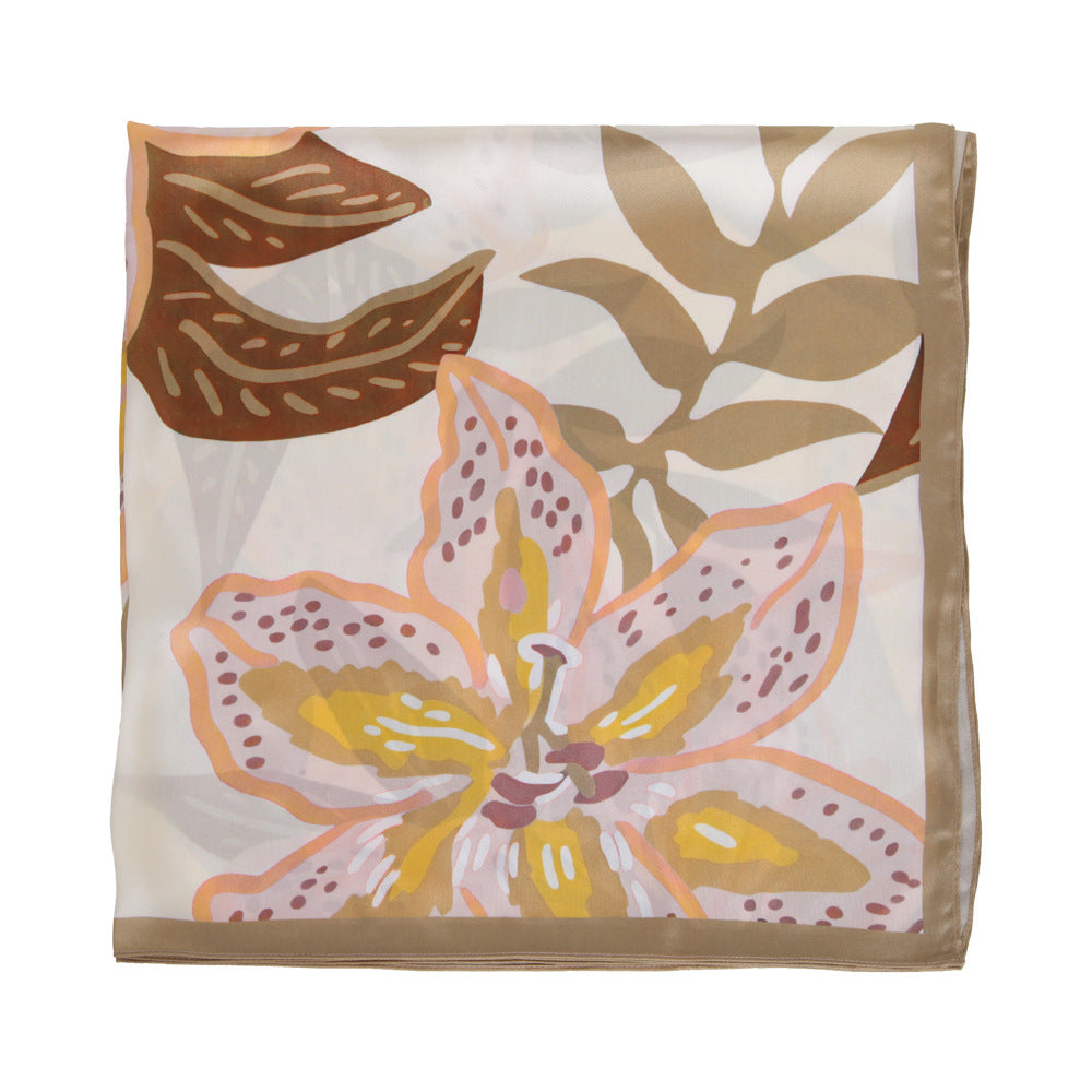 Vintage Cashew Print Square Silk Scarf 6W6NSI179
