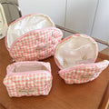 Colorful Polka Dots Quilted Shell Makeup Bag MK2BW6S10BOB123