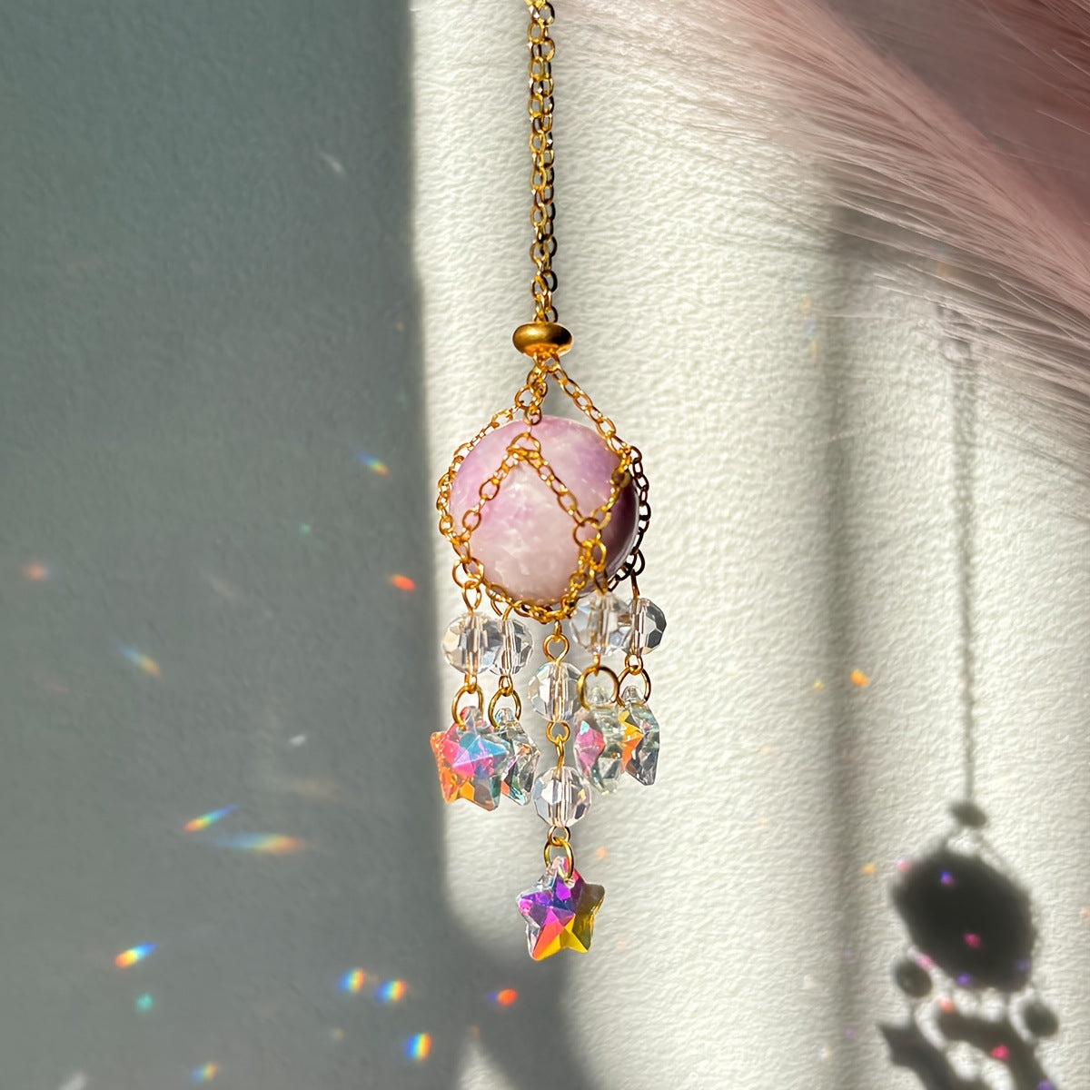 Crystal Suncatcher Window Hanging - DippedShop Wholesale - #6019