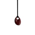 Teardrop pendant leather necklace - DippedShop Wholesale - #3539