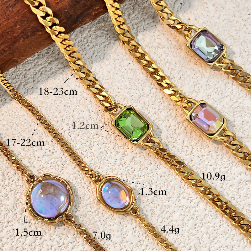 Stylish Cubic Zirconia Cuban L - DippedShop Wholesale - #0323