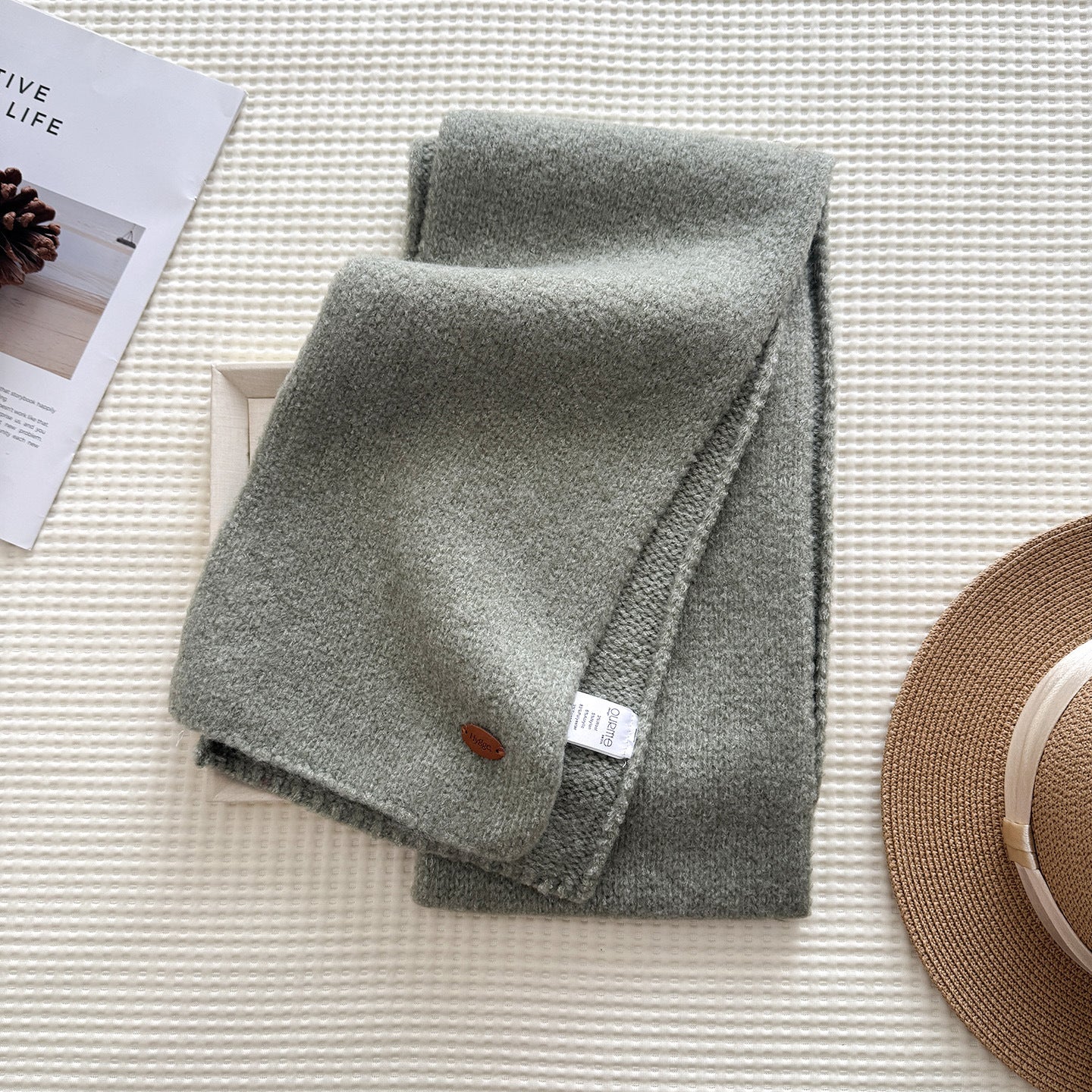 Blend Knit Scarf - DippedShop Wholesale - #7891