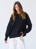 Solid Loose Sweater - DippedShop Wholesale - #5795
