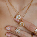 Gold Plated Zodiac Pendant Necklace - DippedShop Wholesale - #9411