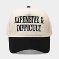 Color Contrast Letter Embroidery Adjustable Baseball Cap MK2BW6W6HAT94