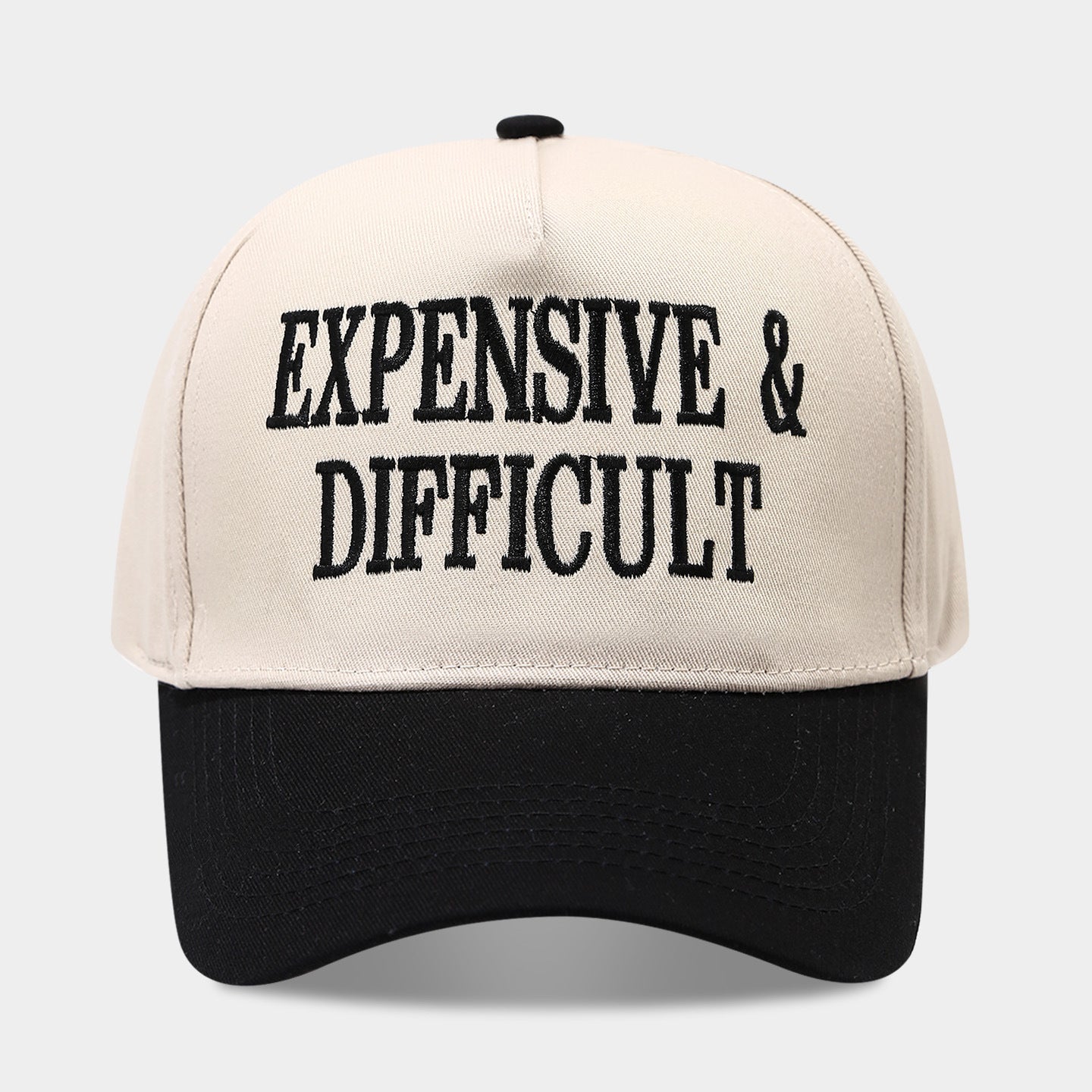 Color Contrast Letter Embroidery Adjustable Baseball Cap MK2BW6W6HAT94
