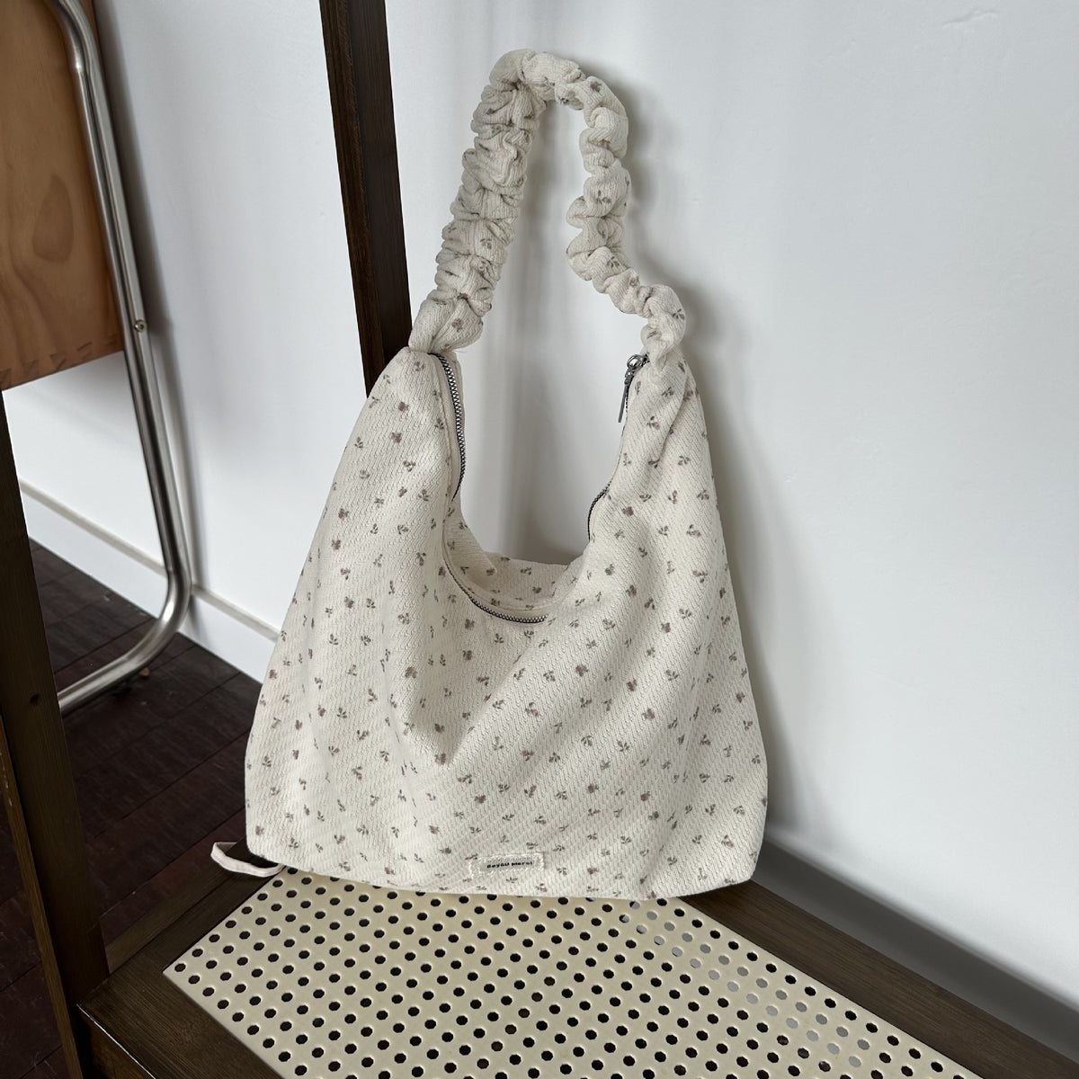 Floral Print Hobo Bag - DippedShop Wholesale - #3523