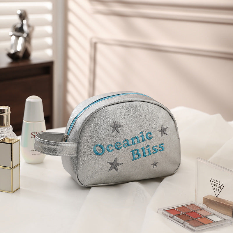 Cute Letter Embroidered Star Cosmetic - DippedShop Wholesale - #1667
