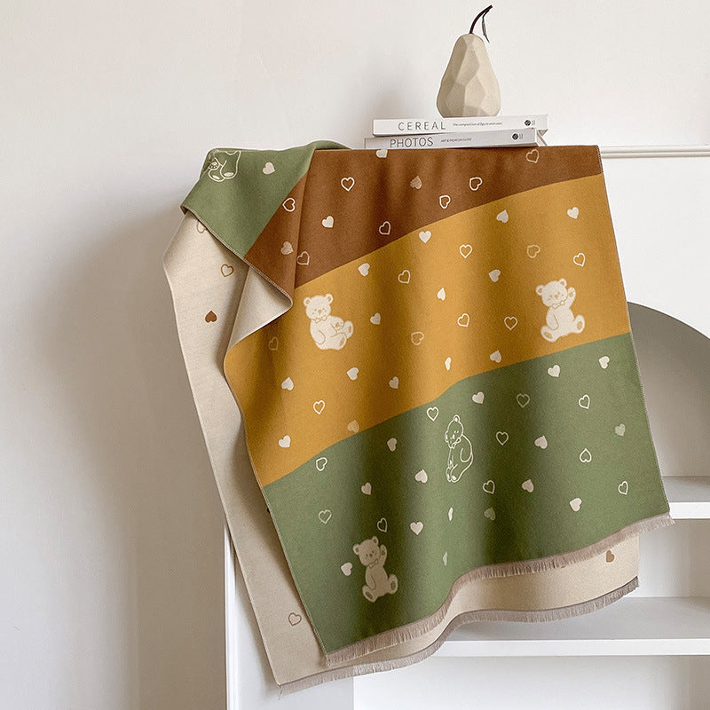 Reversible Shawl Scarf - DippedShop Wholesale - #3523