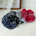 Vintage Flower Hair Scrunchie - DippedShop Wholesale - #1539