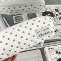 Cute Polka Dots Color Block Pencil Case 6S10BOB1053