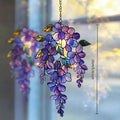 Wisteria Flower Stained Glass Window Hanging Suncatcher 6H7HLS194
