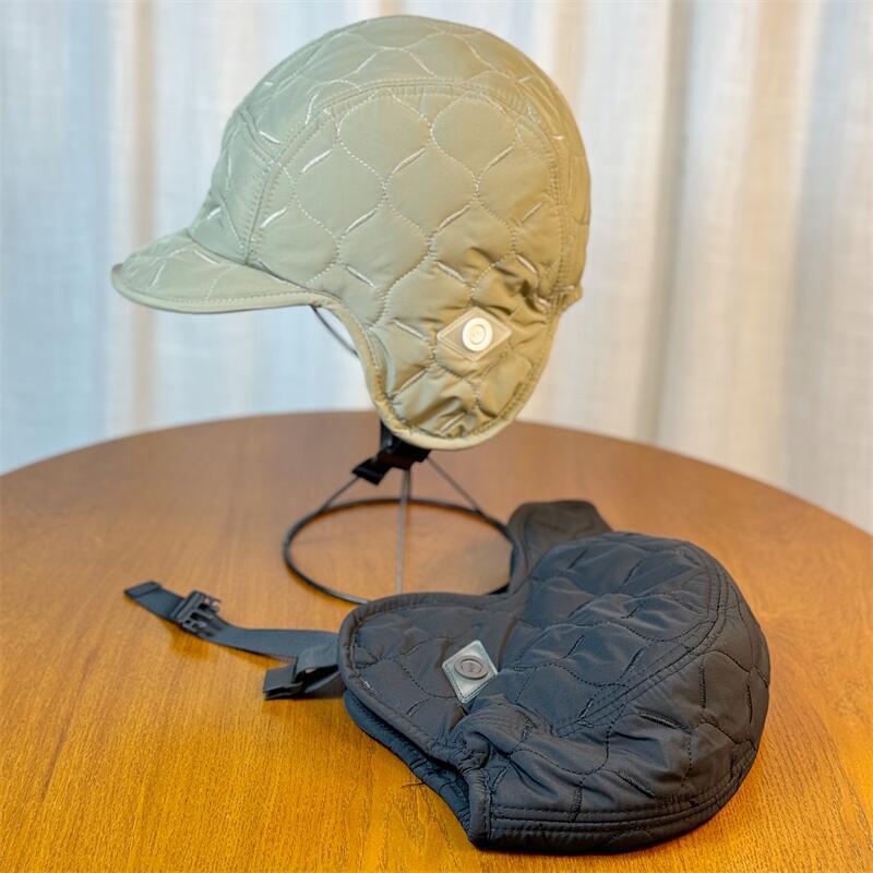 Quilted Puffer Trapper Hat - DippedShop Wholesale - #9075