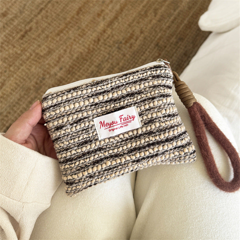 Minimalist Color Block Large Capacity Cosmetic Bag 6C5CO274