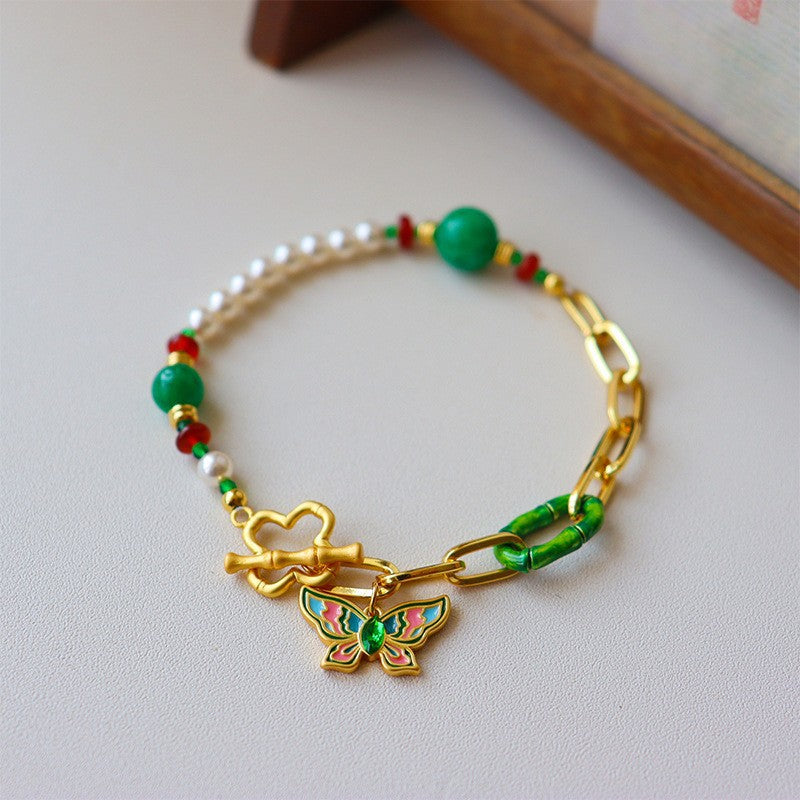 Vintage Gold Flower Bracelet - DippedShop Wholesale - #2851