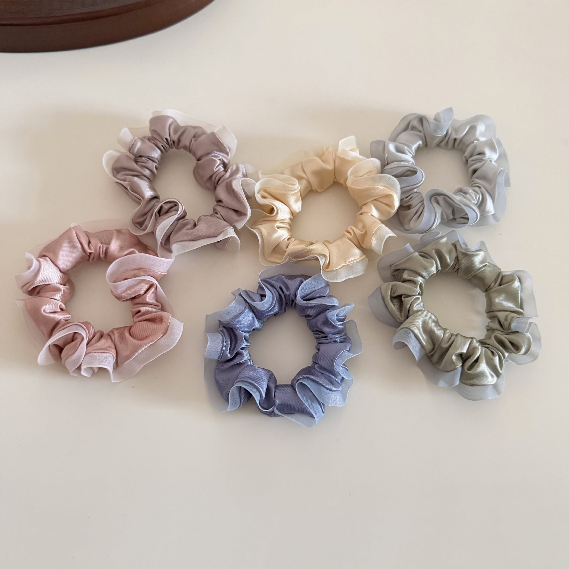 Fresh Agaric Mesh Ruffled Hair Tie MK2BLW6W6HHT24
