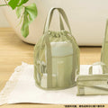 Mesh Foldable Hollow Out Drawstring Stroage Bag 8BW6BOB100L