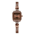 Retro Gold Rhinestone Quartz Bangle Wrist Watch MK2SSAS6W6JWA09