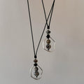 Boho Style Irregular Bead Pendant Necklace 6W6JNC1064