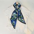 Chic Floral Print Soft Silk Scarf 6W6NSI257