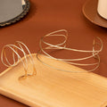 Minimailst Gold Plated Geometr - DippedShop Wholesale - #8659