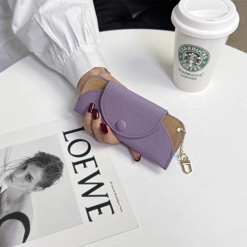 Solid Color Flip Over Portable Sunglasses Case MK2BLC6W13HSY47