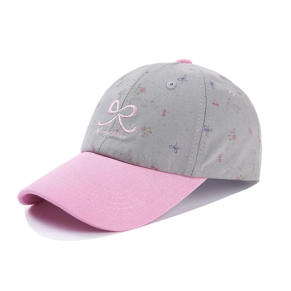 Floral Bow Baseball Cap - DippedShop Wholesale - #1475