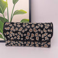 Vintgae Rhinestone Leopard Print Evening Clutch 6W10BBG1973