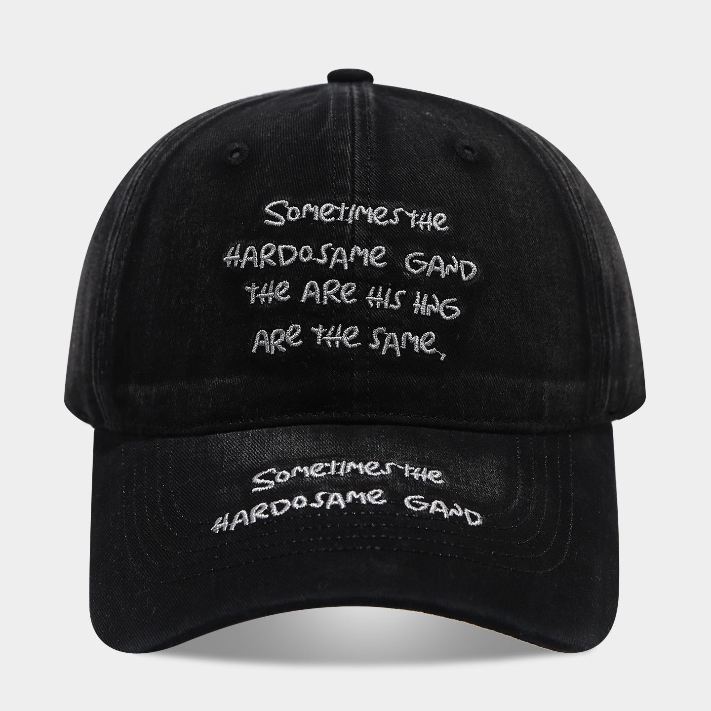 Stylish Letter Embroidery Adjustable Baseball Cap 8BK6HAT185L
