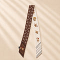 Cute Polka Dots Print Silk Scarf 6W6NSI251