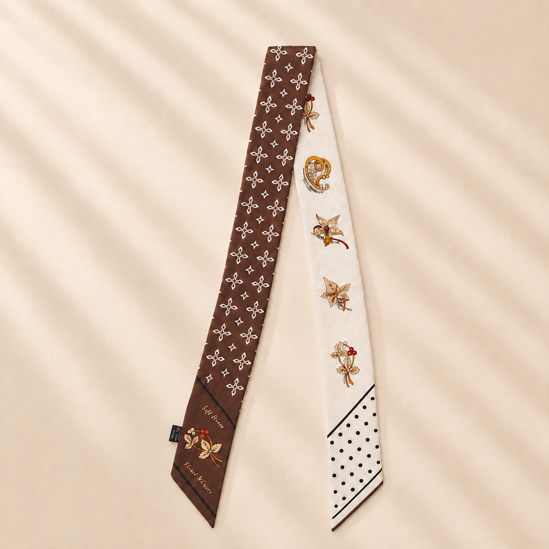 Cute Polka Dots Print Silk Scarf 6W6NSI251
