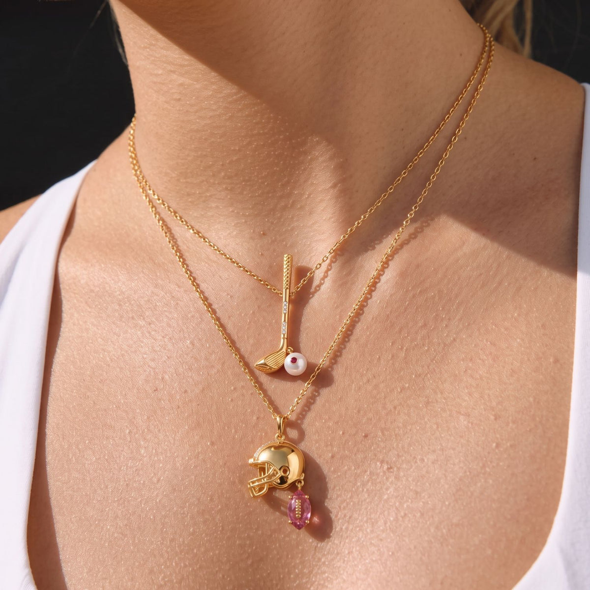 Sports Theme Pendant Necklace - DippedShop Wholesale - #8739