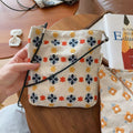 Vintage Butterfly Flower Embroidery Crossbody - DippedShop Wholesale - #4787