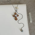 Cross Pendant Chain Necklace - DippedShop Wholesale - #4323