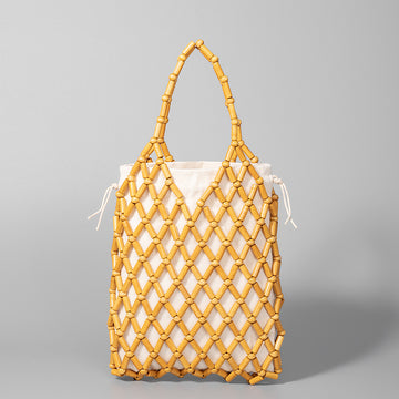 Hallow Wooden Bead Handbags DPFB0709