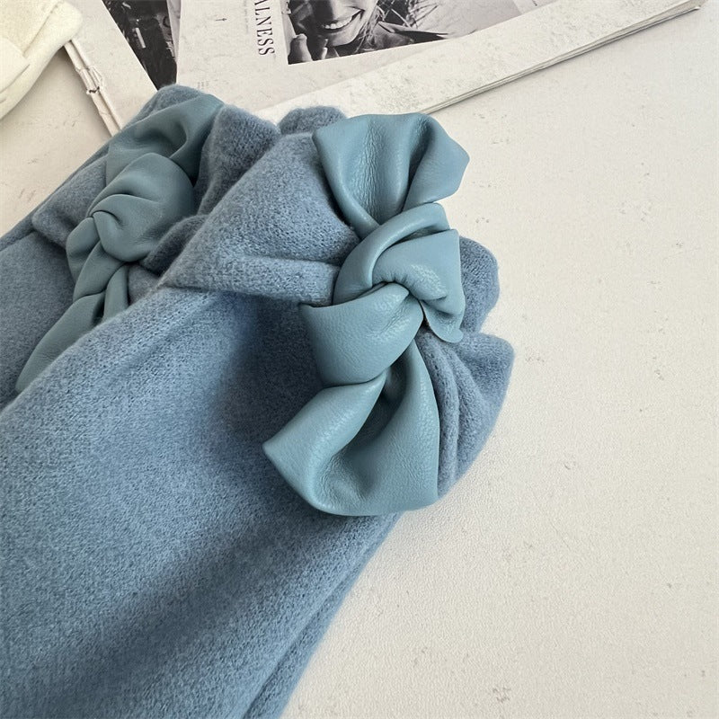Elegant Bow Knot Warm Touchscreen - DippedShop Wholesale - #0563