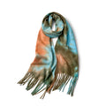 Women's Fringed Scarf - DippedShop Wholesale - #7267