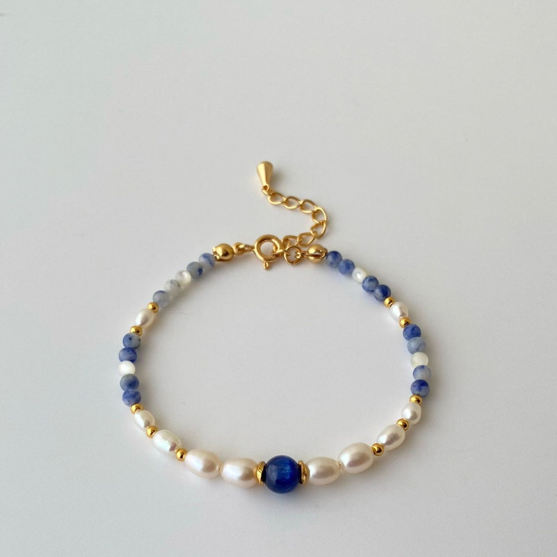 Pearl Beaded Chain Bracelet - DippedShop Wholesale - #0531