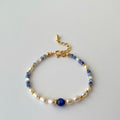 Pearl Beaded Chain Bracelet - DippedShop Wholesale - #3299