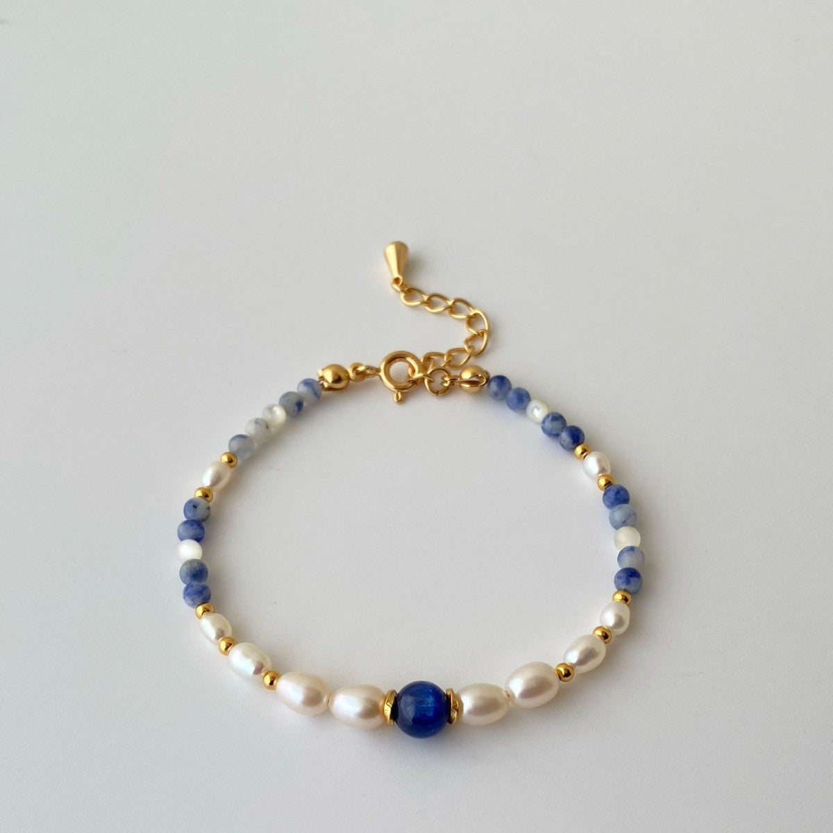 Pearl Beaded Chain Bracelet - DippedShop Wholesale - #3299