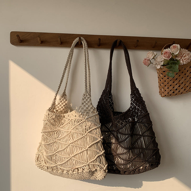 Handmade Hollow Out Beach Bag - DippedShop Wholesale - #9155