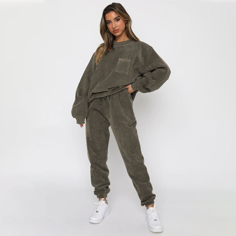 Corduroy Pullover Set - DippedShop Wholesale - #6003