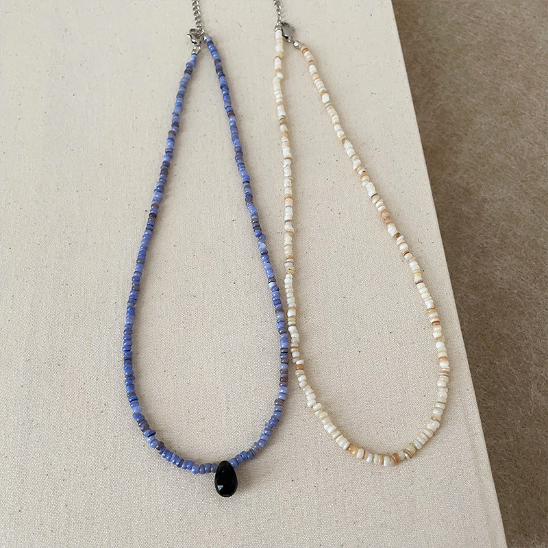 Vintage Beaded Choker Necklace - DippedShop Wholesale - #6451