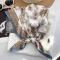Retro Paisley Print Jacquard Neckerchief Square Scarf MK2BW6W6NSI08
