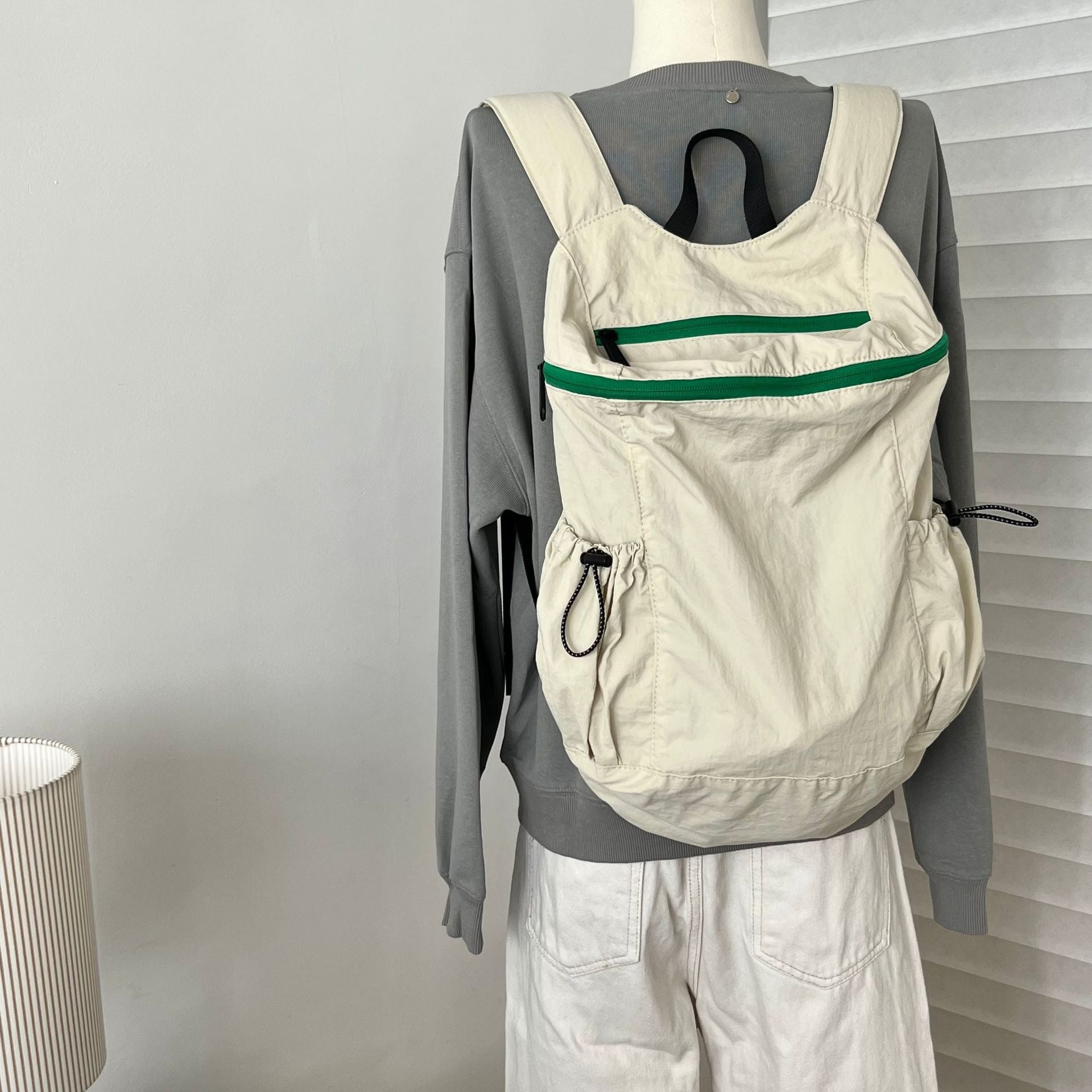 Casual Nylon Large Capacity Backpack 6S10BBG1455