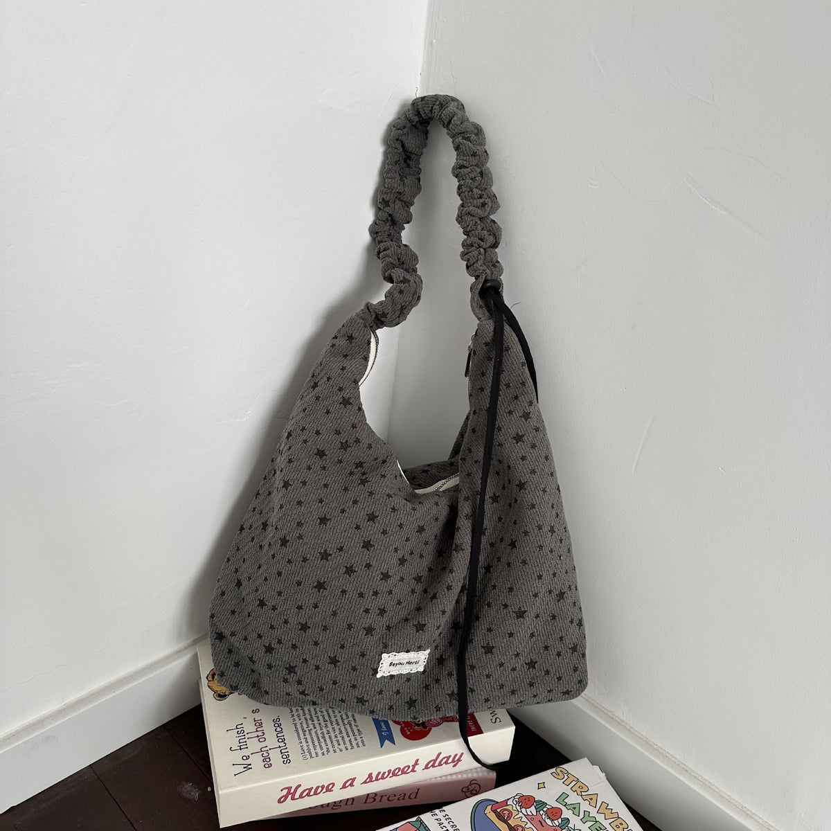 Floral Print Hobo Bag - DippedShop Wholesale - #9683